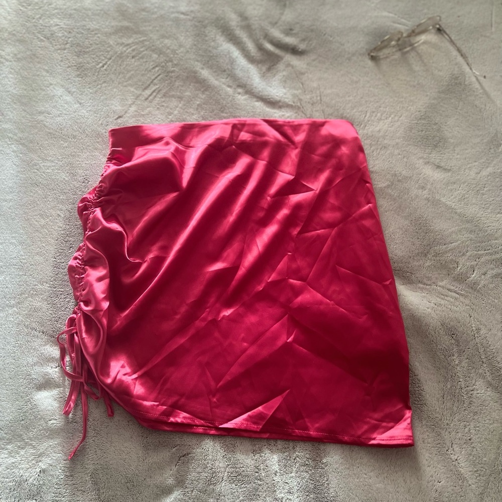 Slanted Fitted Skirt